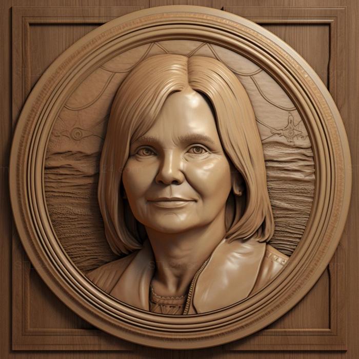 Famous (Mary Barra 3, 3DFMS_6822) 3D models for cnc